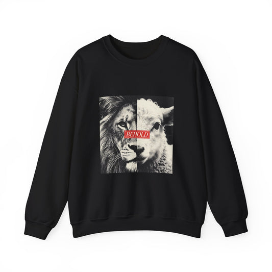 Behold Lion & Lamb Sweatshirt
