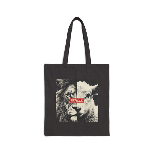 Bag - Lion Split-Photo Tote