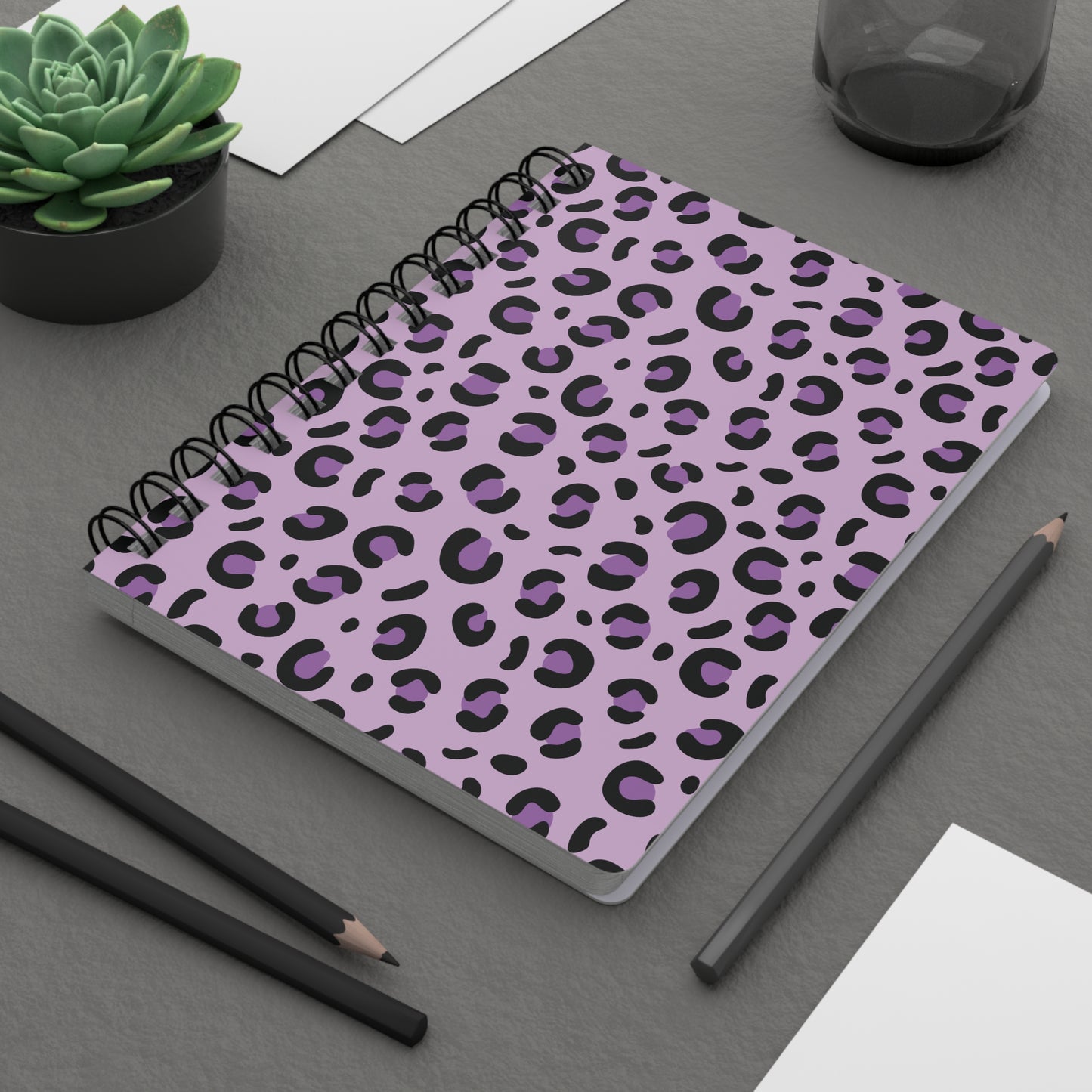 Journal - Leopard Print Spiral