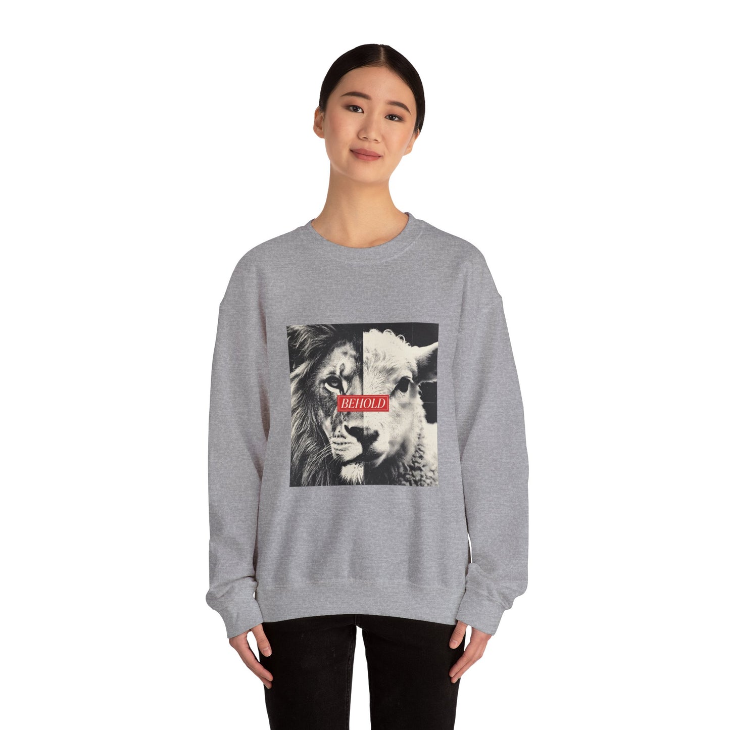 Behold Lion & Lamb Sweatshirt