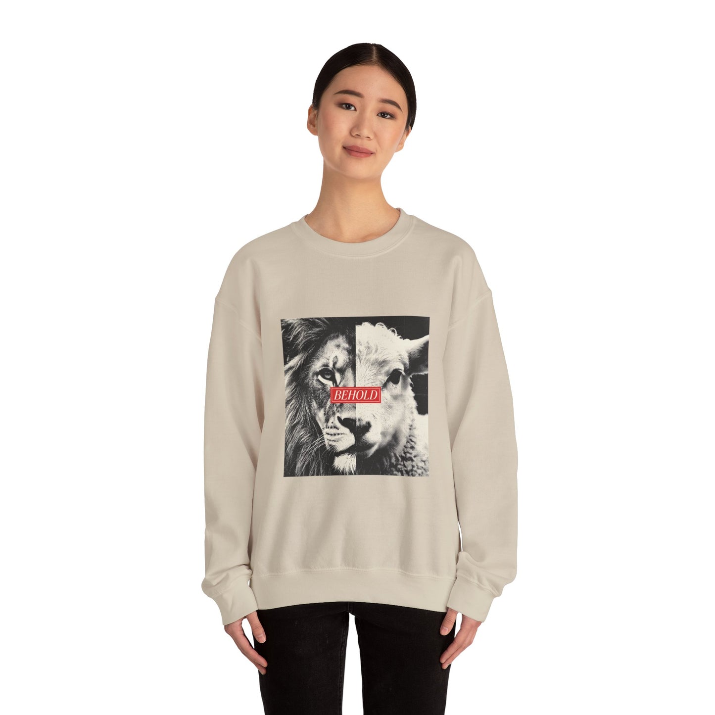 Behold Lion & Lamb Sweatshirt
