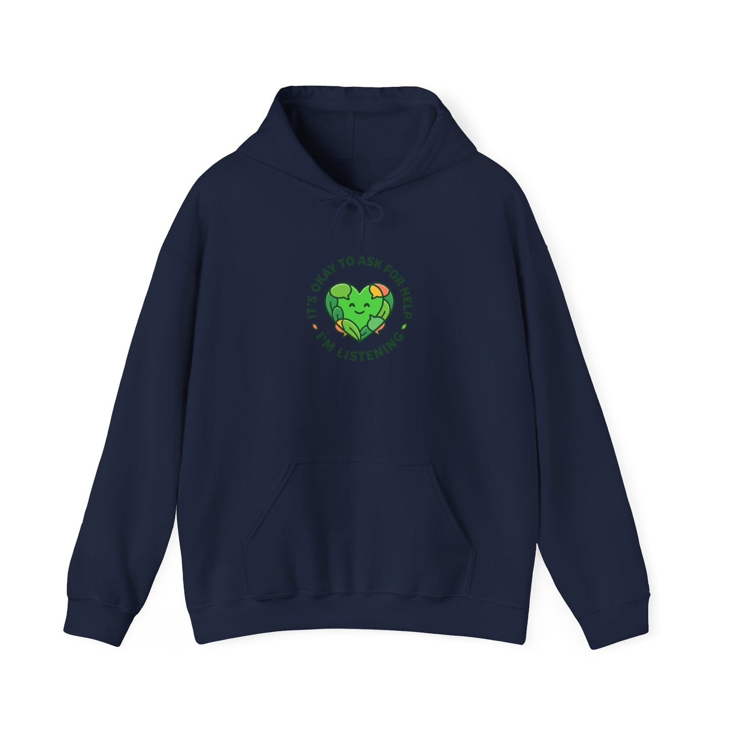 Mental Health Matters Hoodie | Wear Green awareness ribbon, be kind
