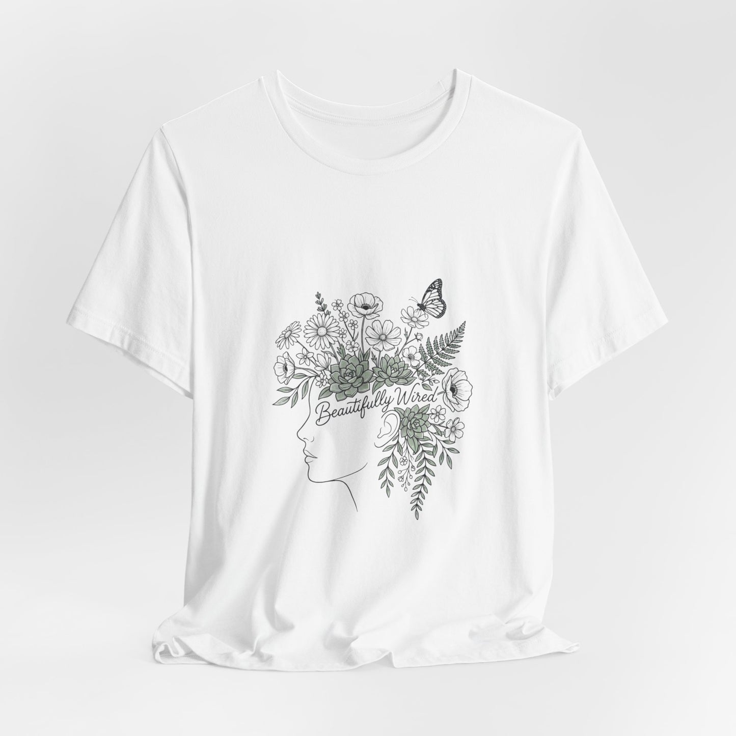 T-Shirt - Autistic Pride Floral