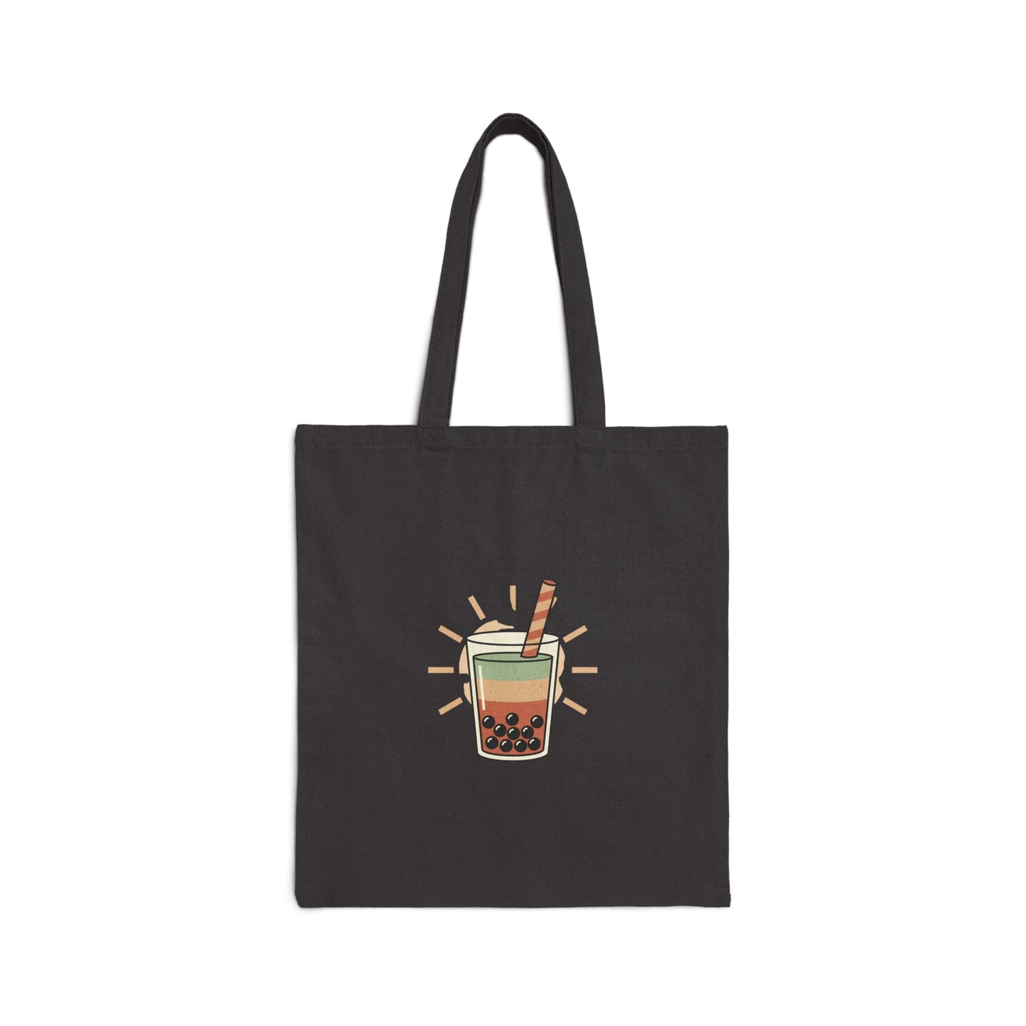 Boba Milk Tea Illustration Tote | summer aesthetic, pastel coastal vibes
