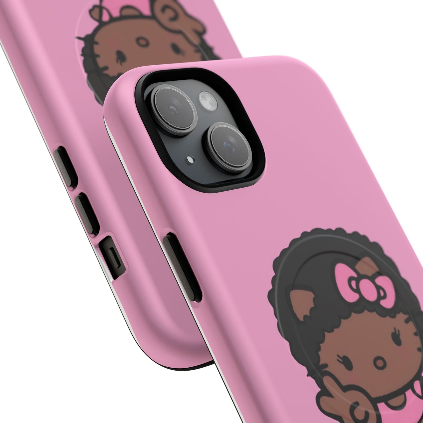 Phone Case - Cute Afro Hello Kitty