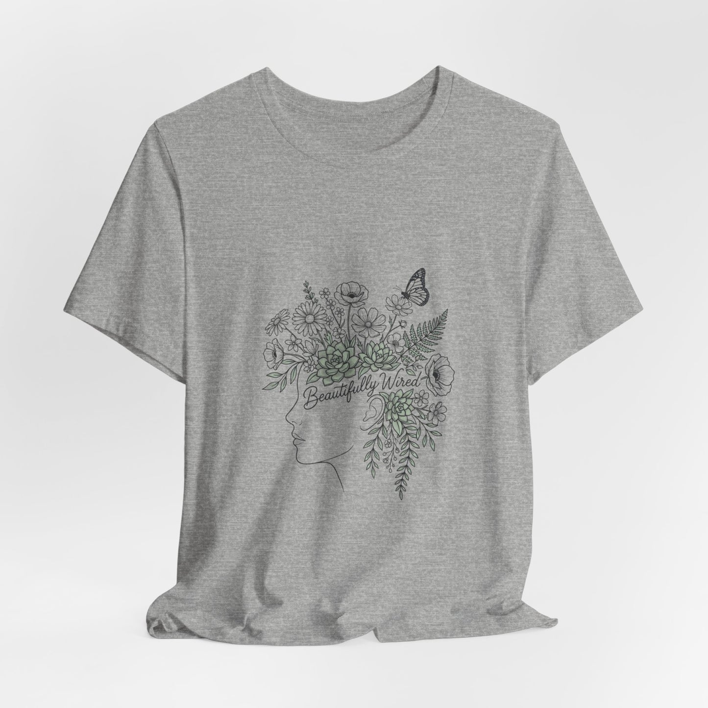 T-Shirt - Autistic Pride Floral