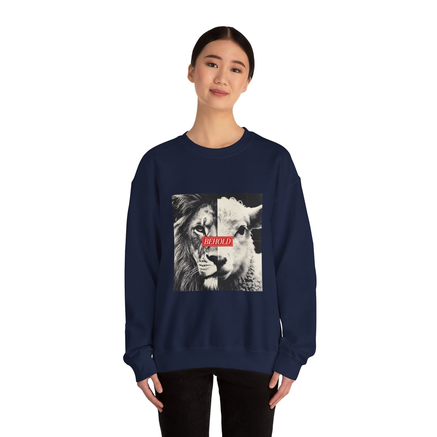Behold Lion & Lamb Sweatshirt