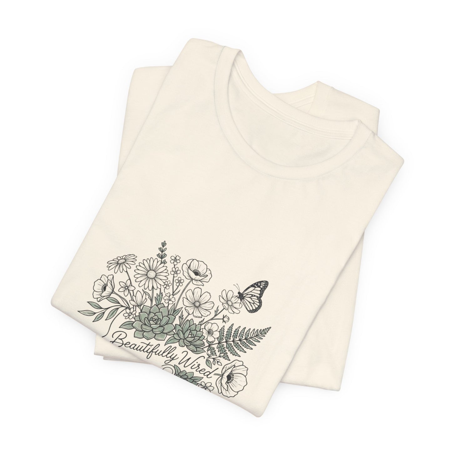 T-Shirt - Autistic Pride Floral