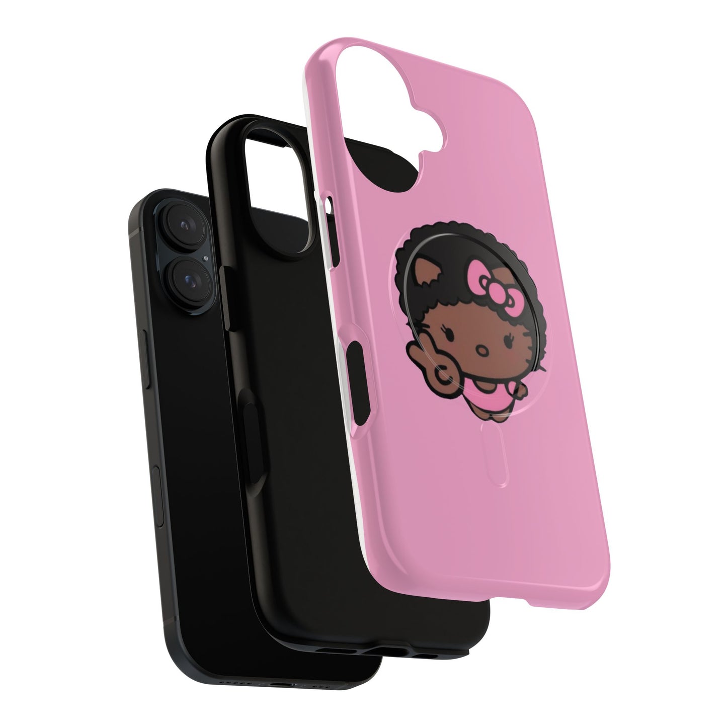 Phone Case - Cute Afro Hello Kitty