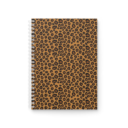 Leopard Print Spiral Notebook
