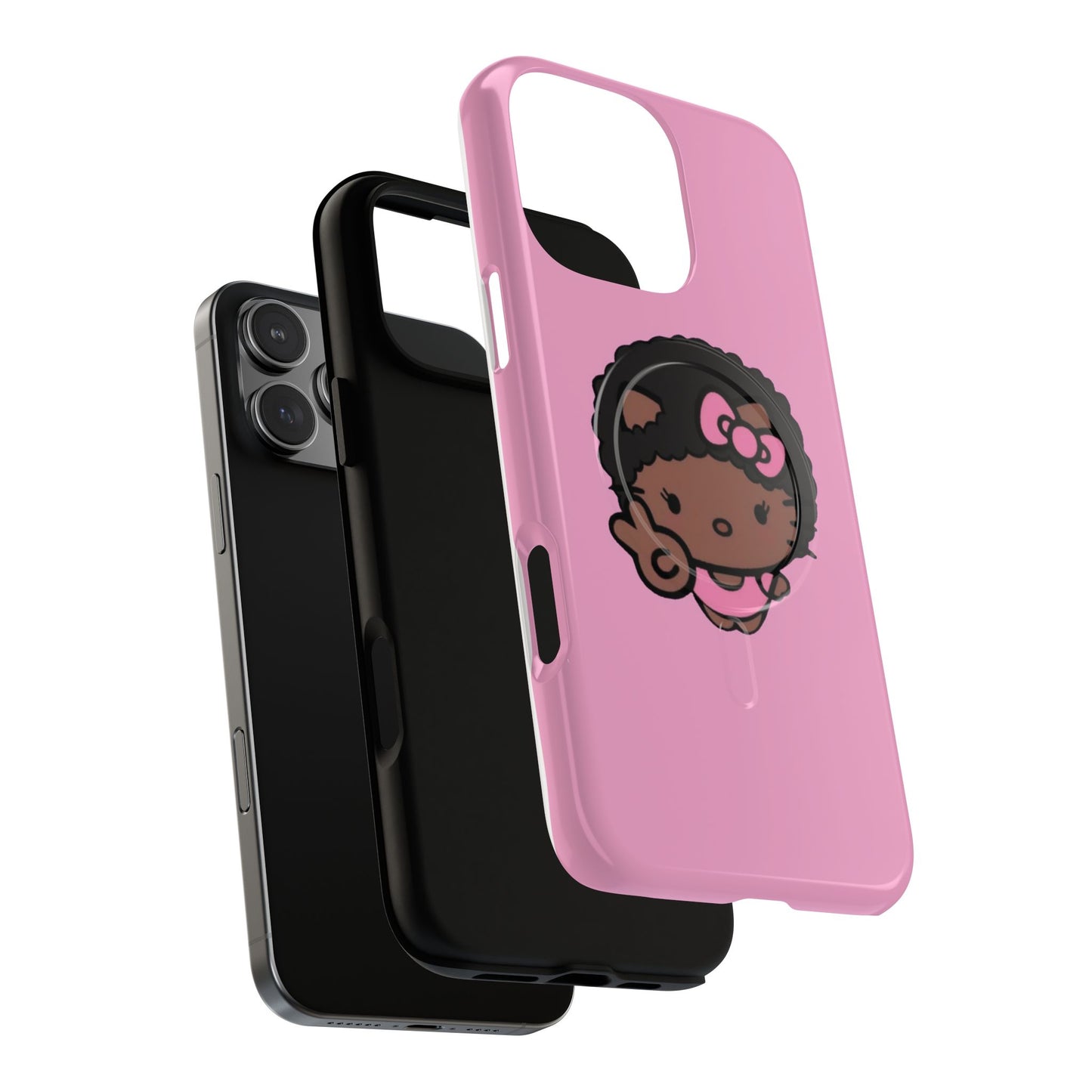 Phone Case - Cute Afro Hello Kitty