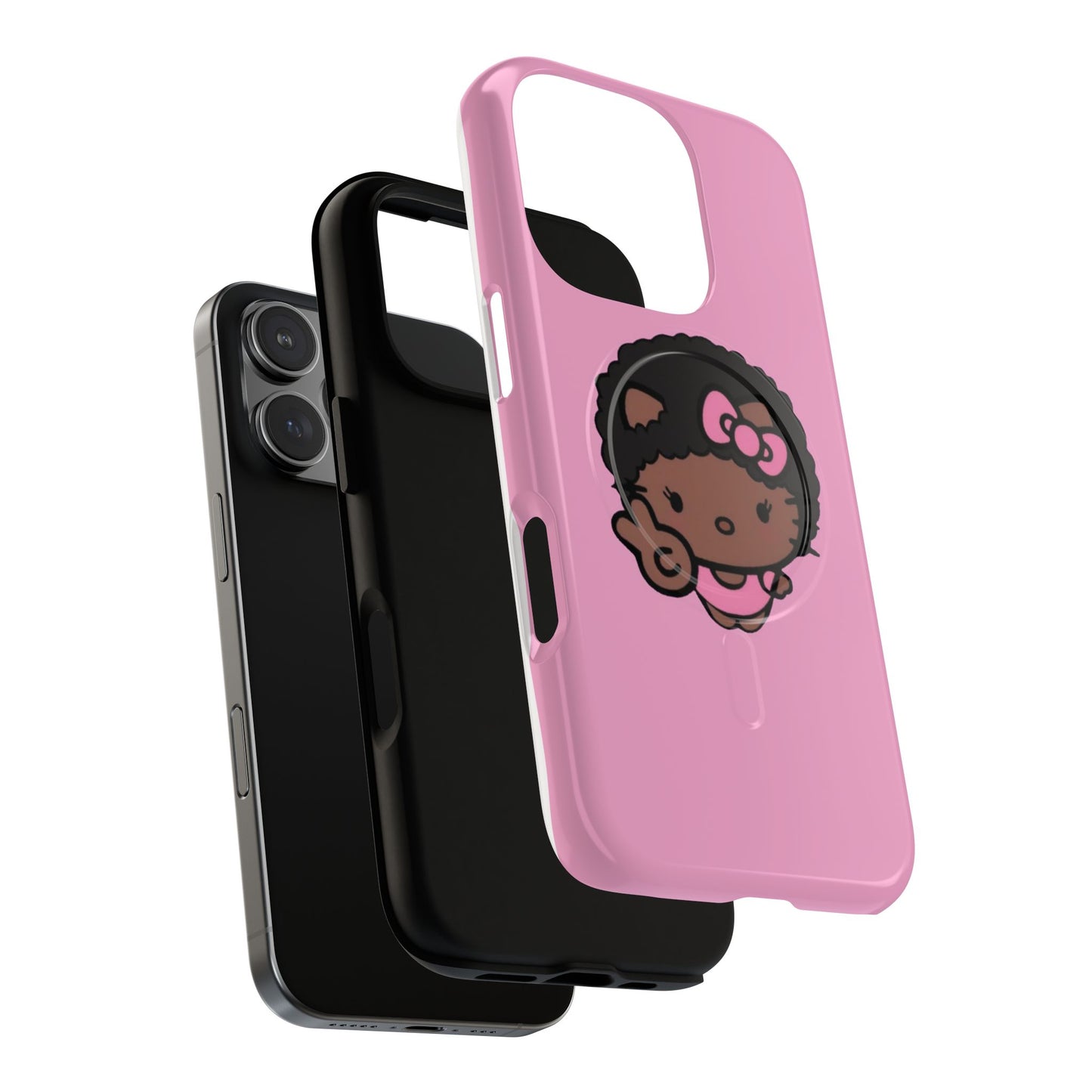 Phone Case - Cute Afro Hello Kitty