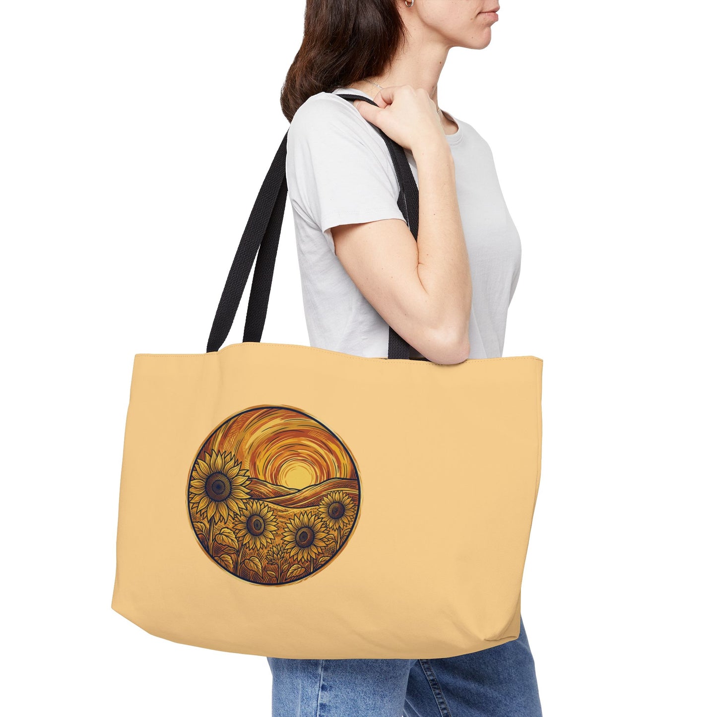 Sunflower Weekender Tote Bag