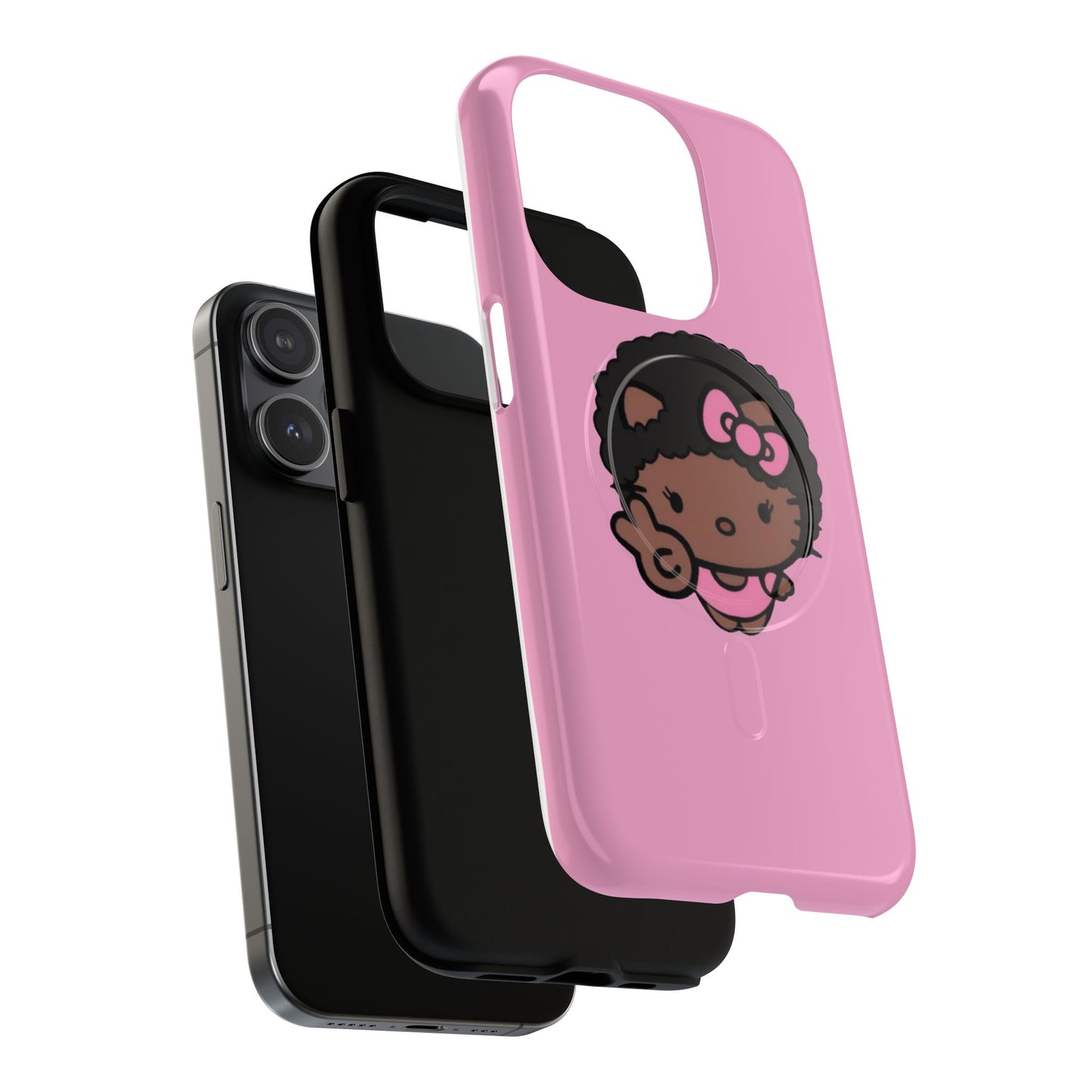 Phone Case - Cute Afro Hello Kitty