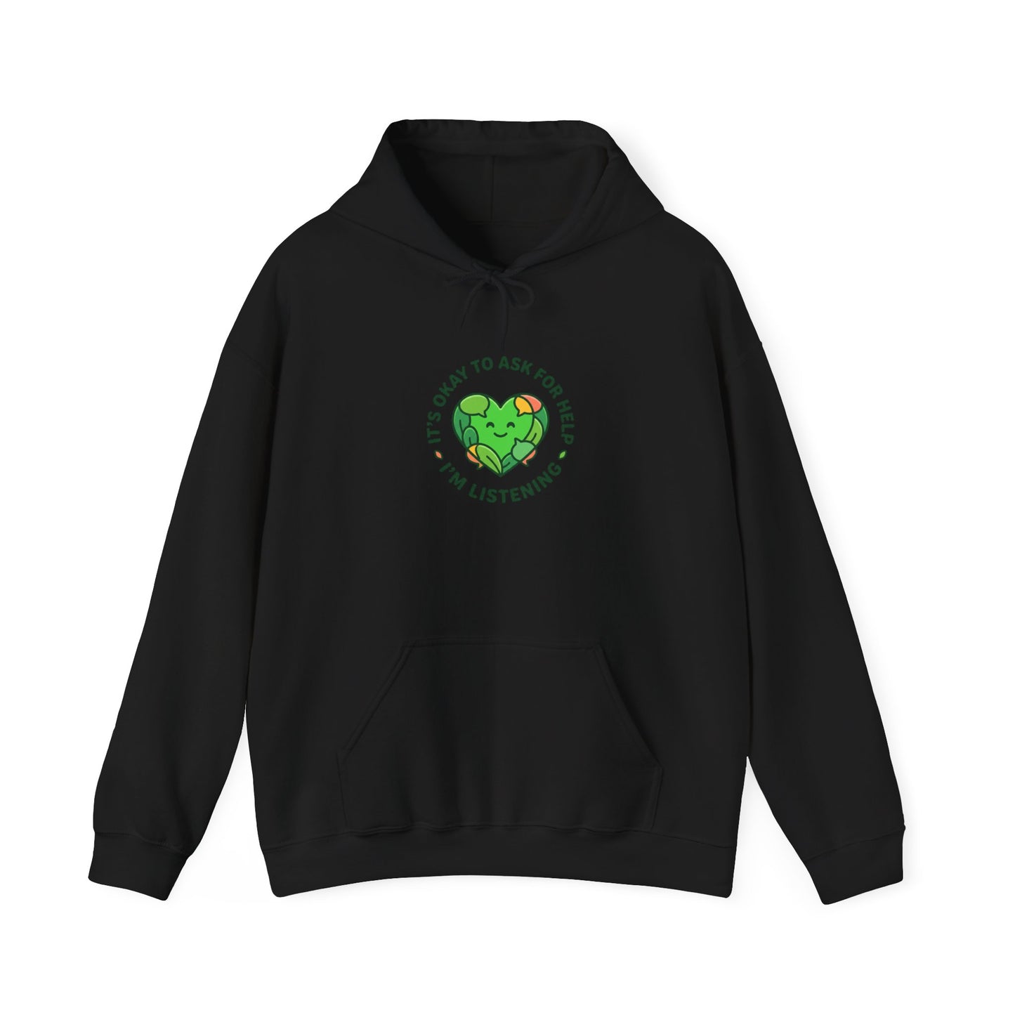 Mental Health Matters Hoodie | Wear Green awareness ribbon, be kind