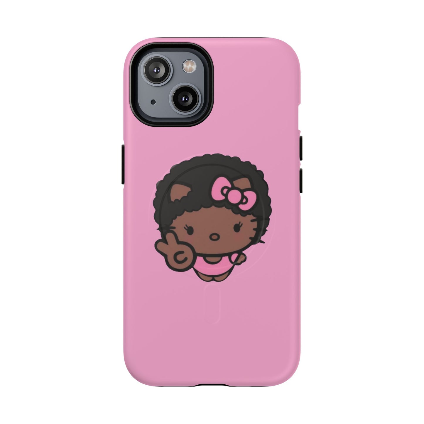 Phone Case - Cute Afro Hello Kitty