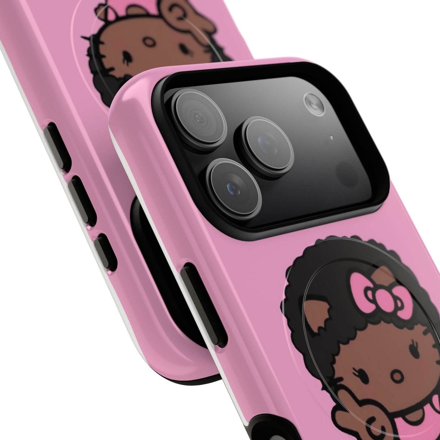Phone Case - Cute Afro Hello Kitty