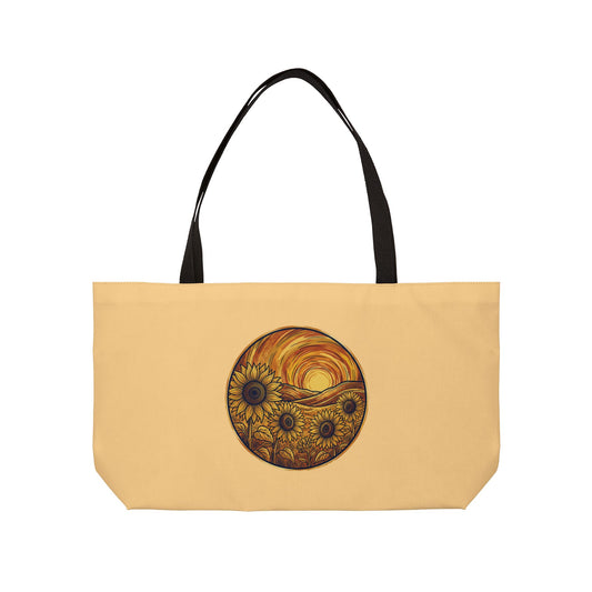 Sunflower Weekender Tote Bag
