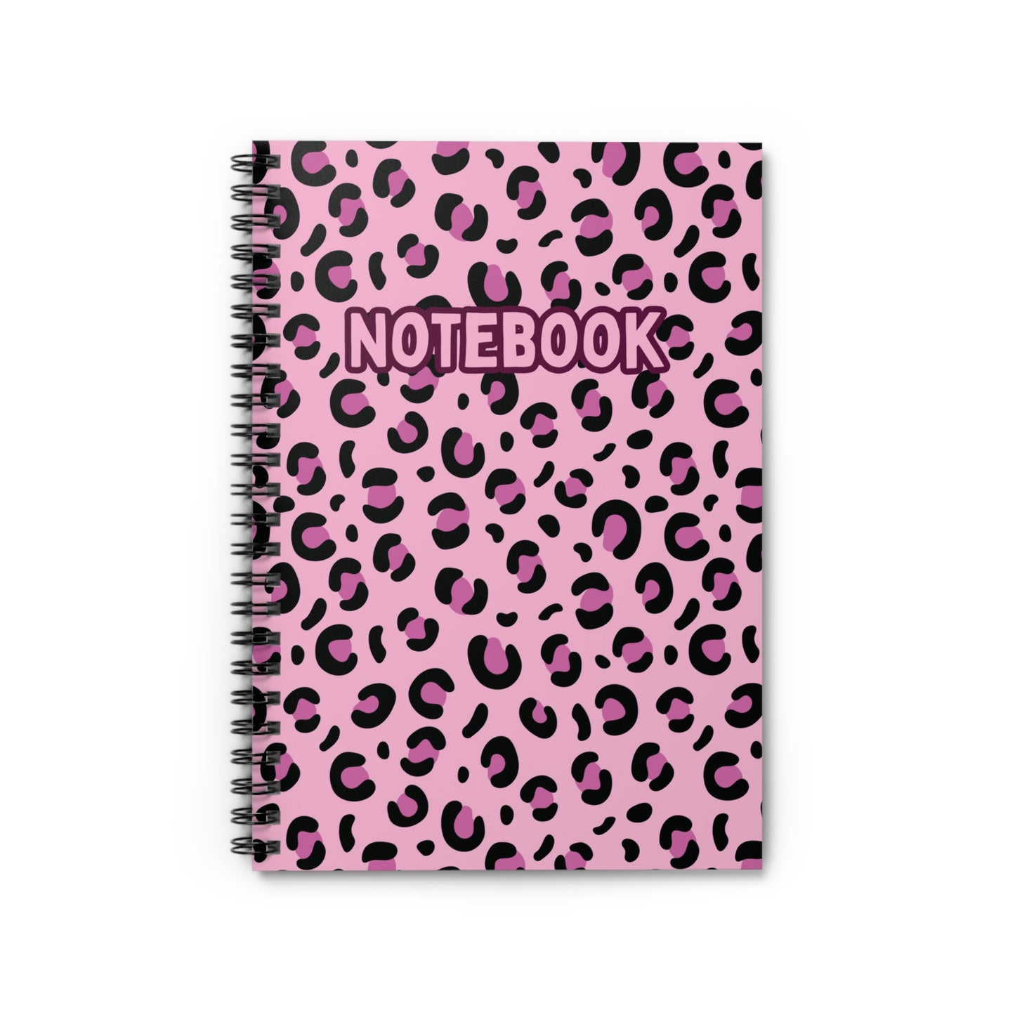 Journal - Pink Leopard Spiral