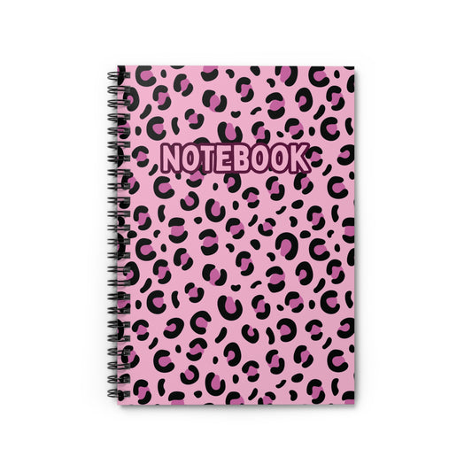 Journal - Pink Leopard Spiral