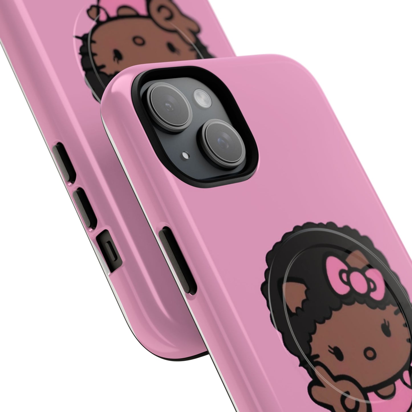 Phone Case - Cute Afro Hello Kitty
