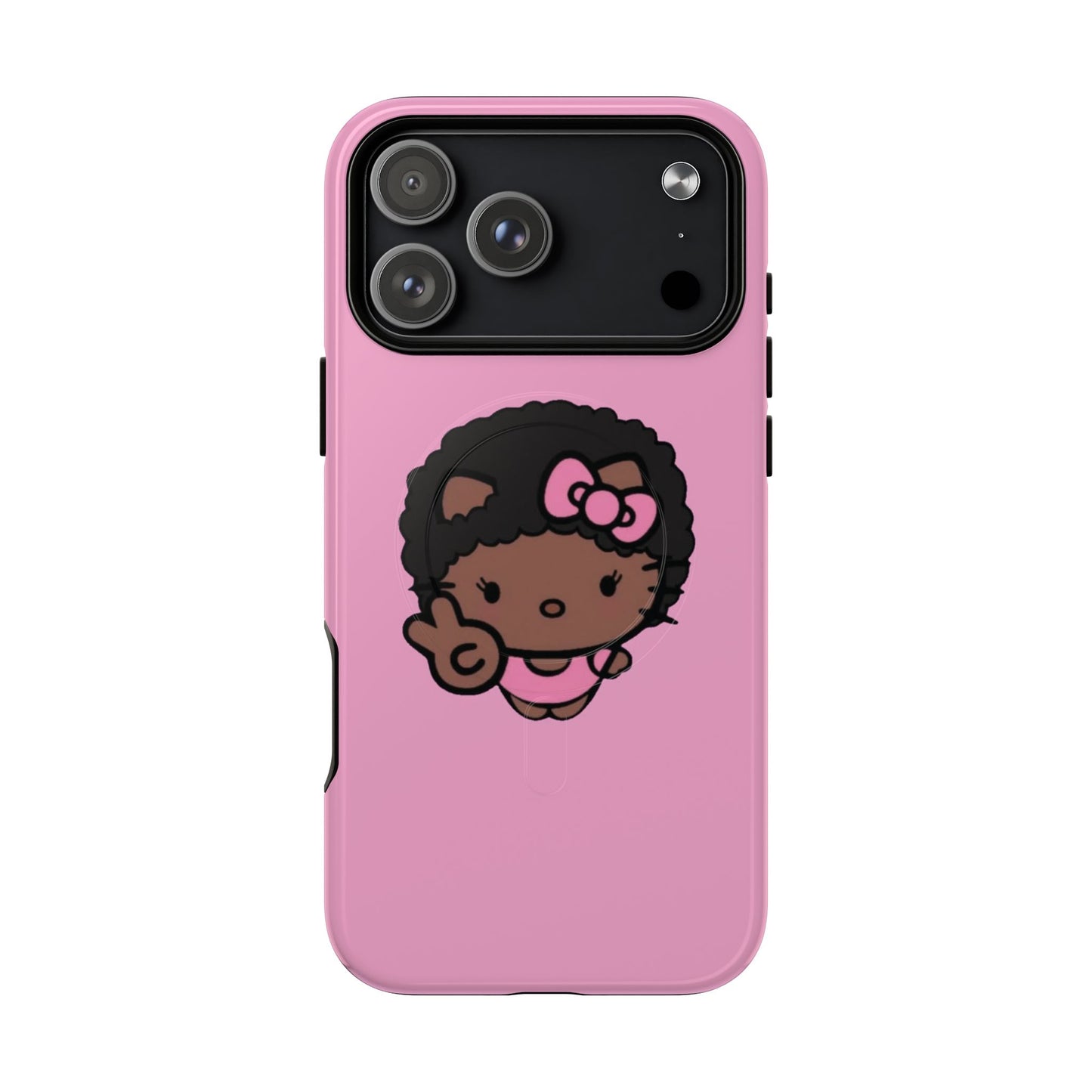 Phone Case - Cute Afro Hello Kitty