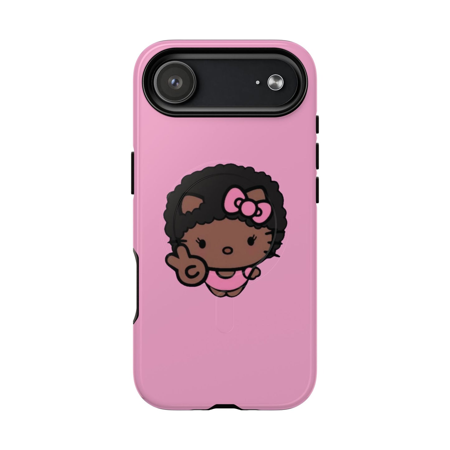Phone Case - Cute Afro Hello Kitty