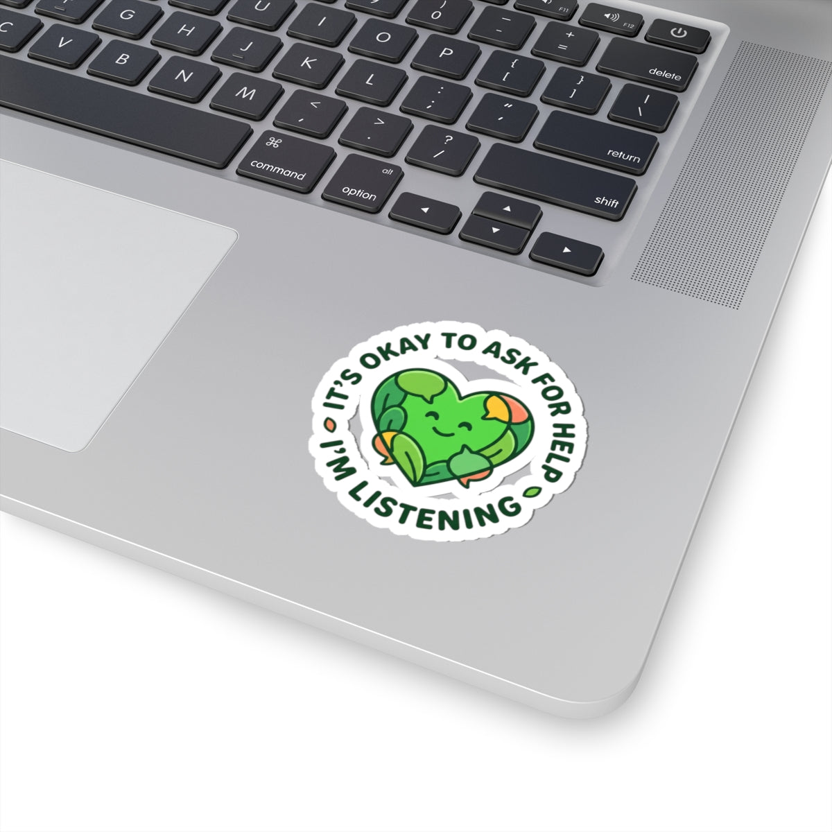 It's Okay to Ask for Help Sticker | Mental Health Matters, Wear Green