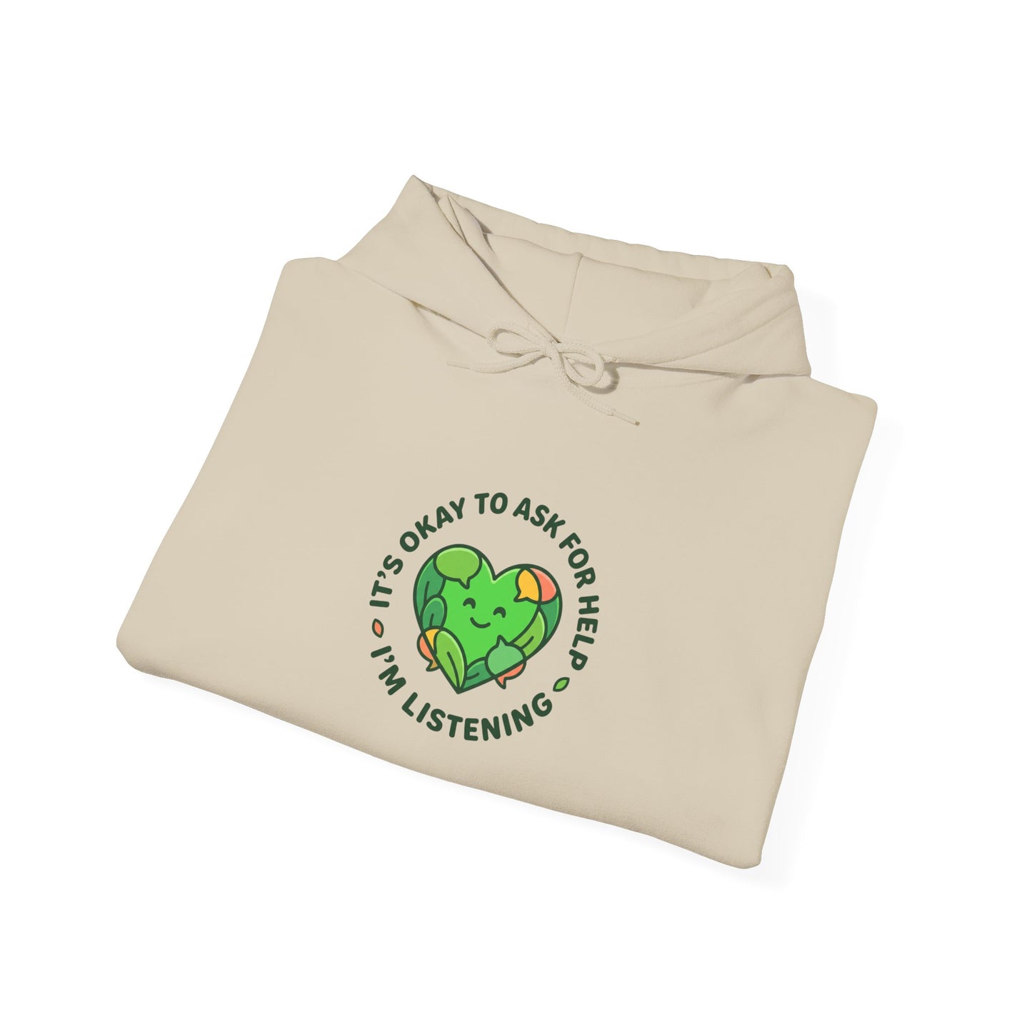 Mental Health Matters Hoodie | Wear Green awareness ribbon, be kind