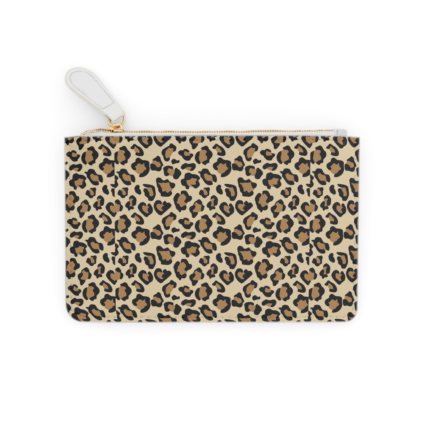 Leopard Print Mini Clutch Bag