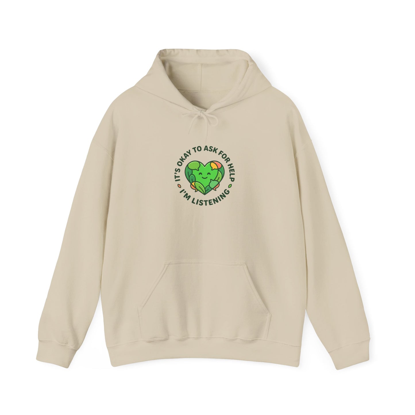 Mental Health Matters Hoodie | Wear Green awareness ribbon, be kind