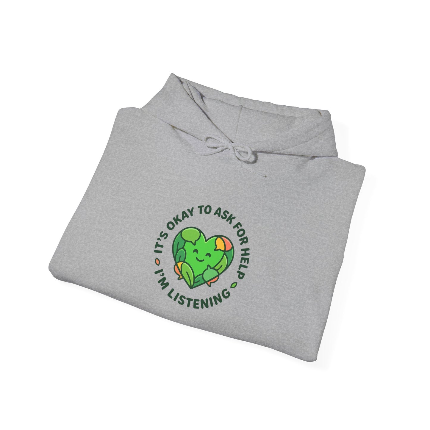 Mental Health Matters Hoodie | Wear Green awareness ribbon, be kind