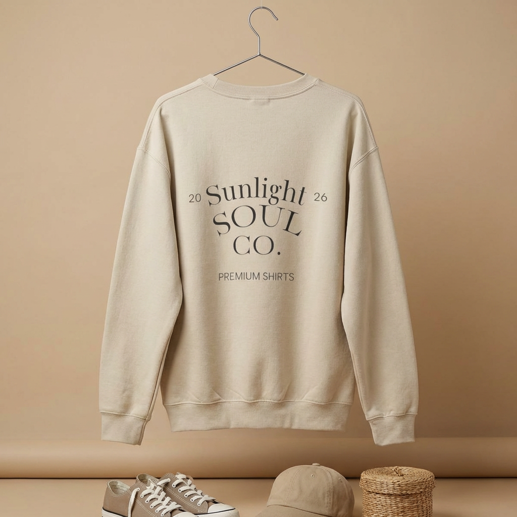 Crewneck Sweatshirt — 'Empty Tomb, Full Hope' Christian Easter Graphic