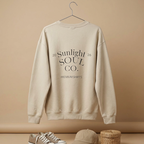 Crewneck Sweatshirt — 'Empty Tomb, Full Hope' Christian Easter Graphic