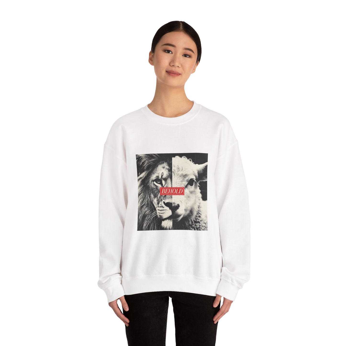 Behold Lion & Lamb Sweatshirt