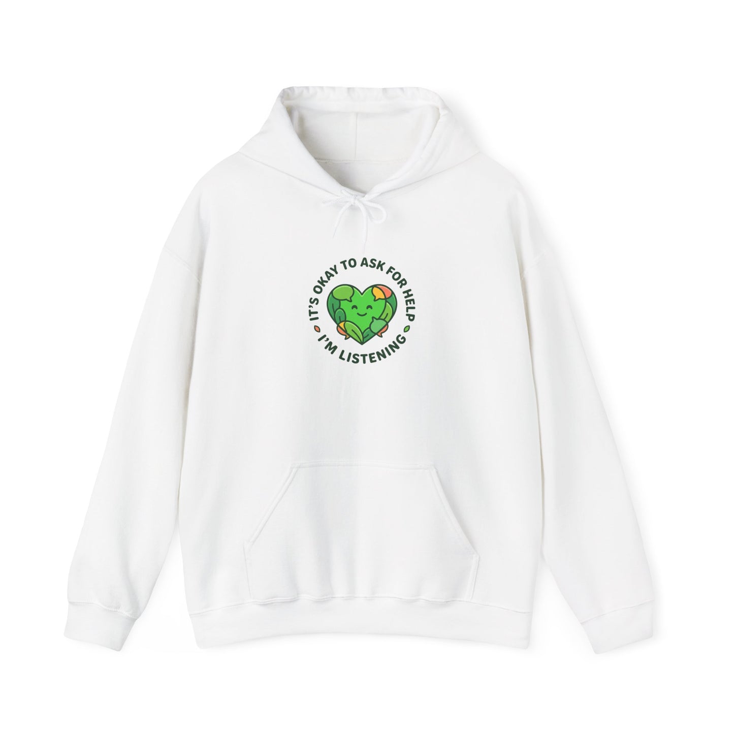 Mental Health Matters Hoodie | Wear Green awareness ribbon, be kind