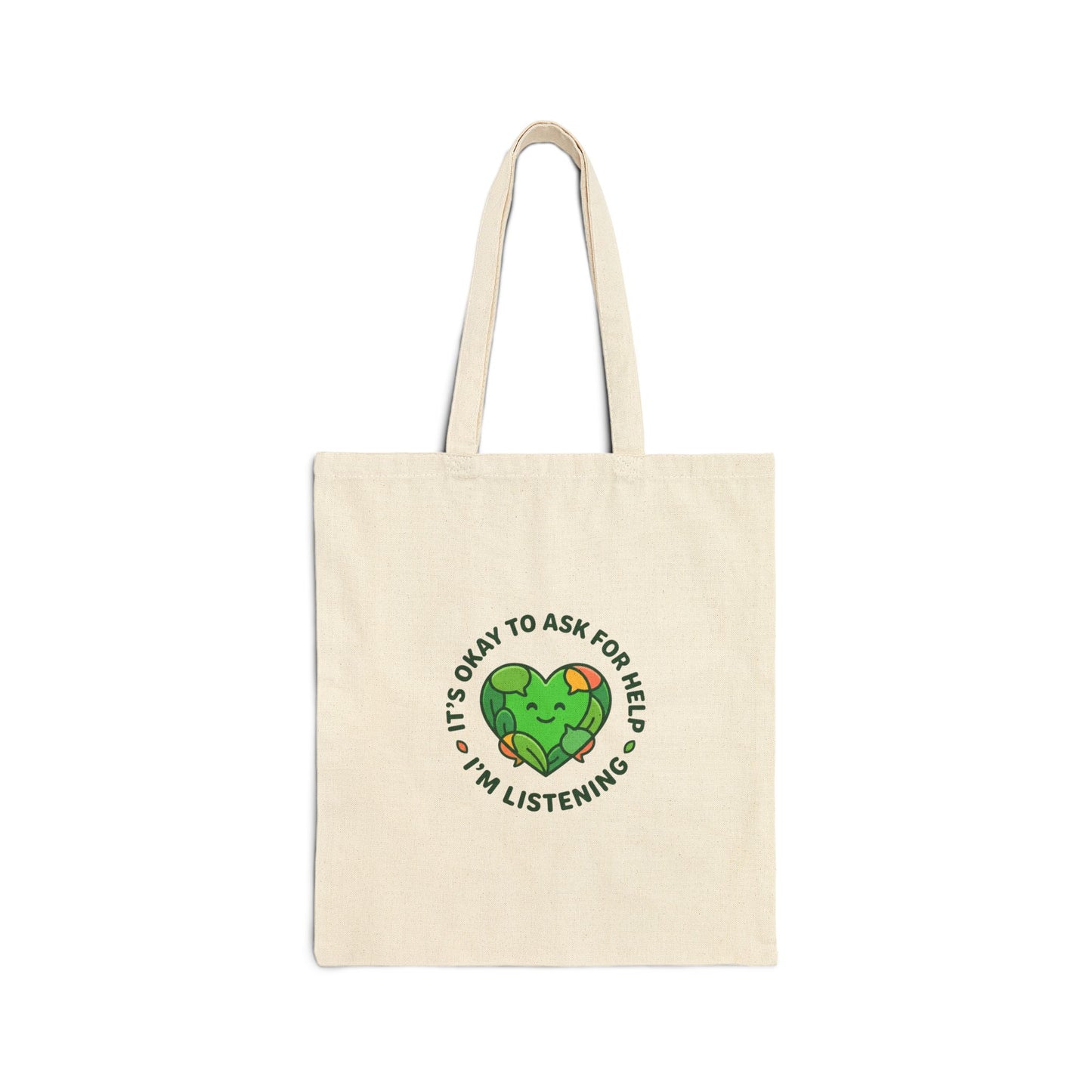 It’s Okay to Ask for Help Tote | Mental Health Matters, Wear Green