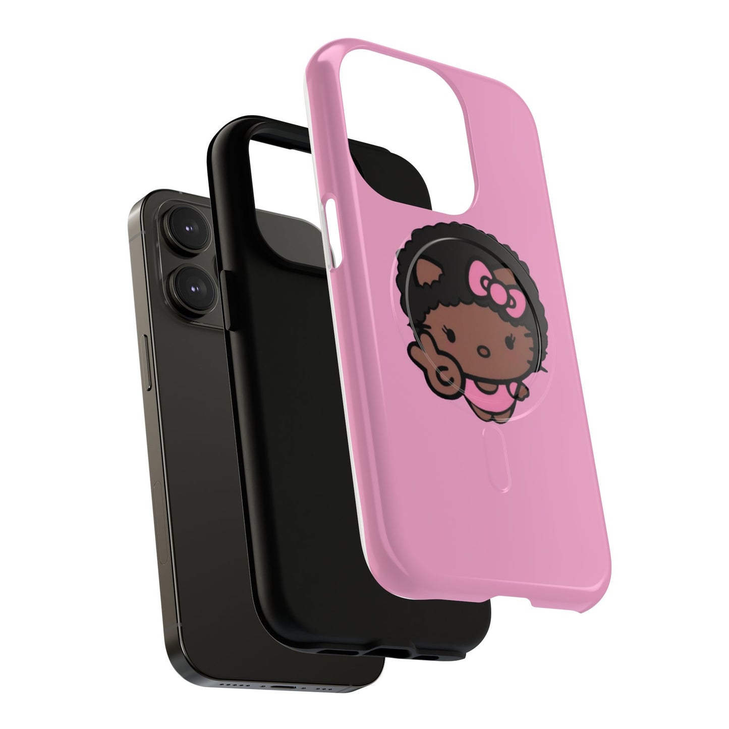 Phone Case - Cute Afro Hello Kitty