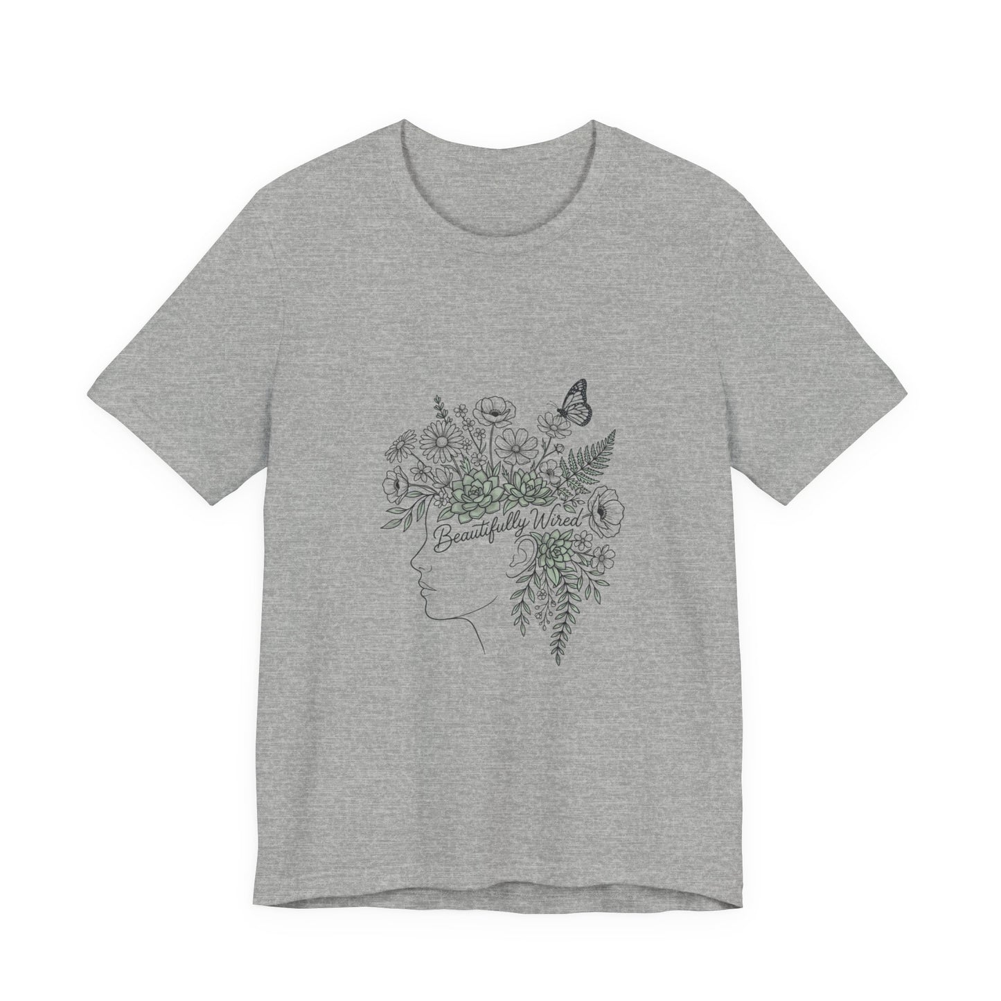 T-Shirt - Autistic Pride Floral