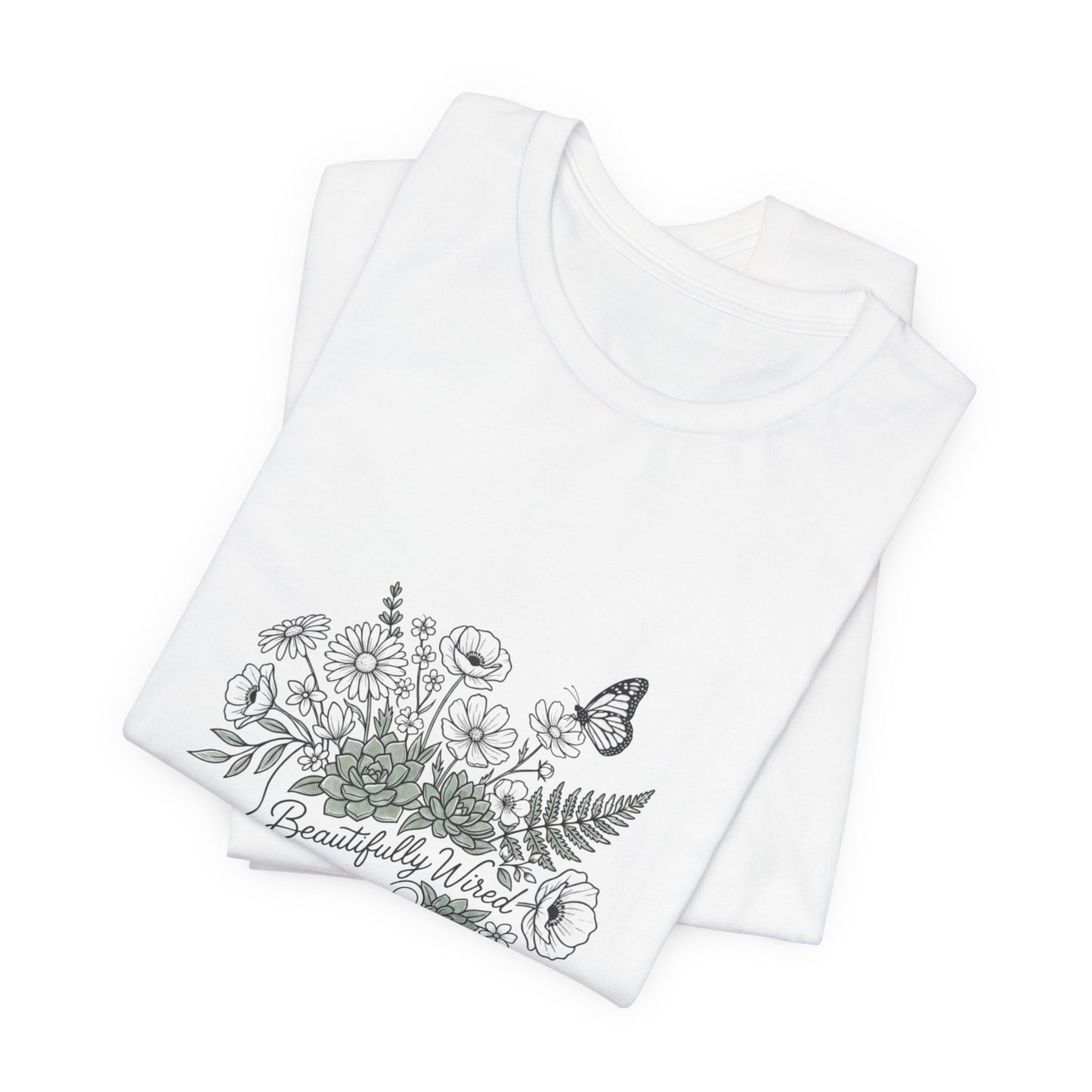 T-Shirt - Autistic Pride Floral