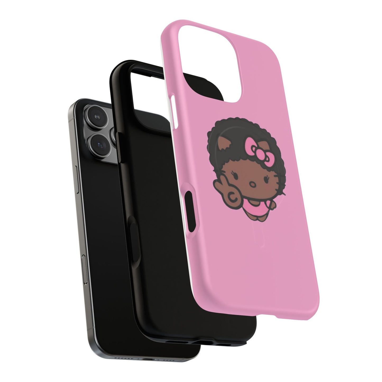 Phone Case - Cute Afro Hello Kitty