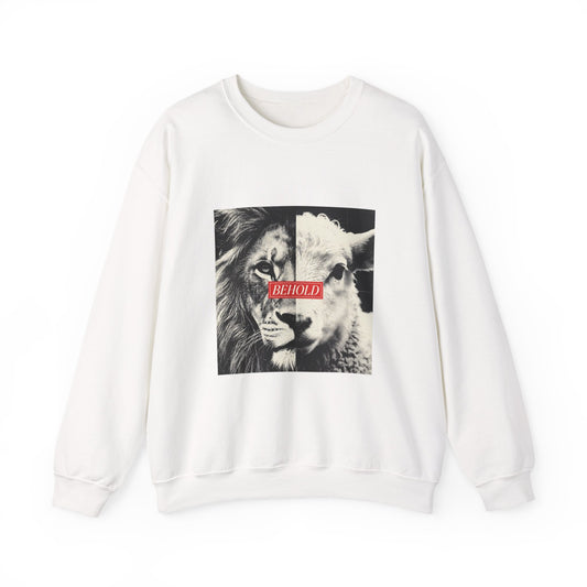 Behold Lion & Lamb Sweatshirt