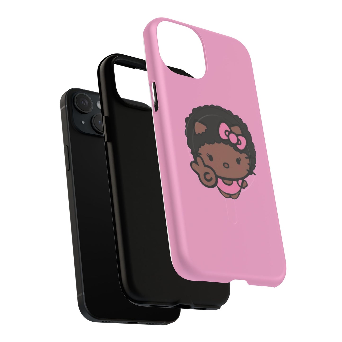 Phone Case - Cute Afro Hello Kitty
