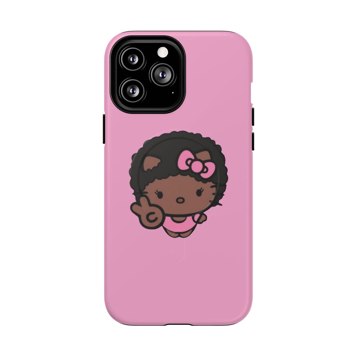 Phone Case - Cute Afro Hello Kitty