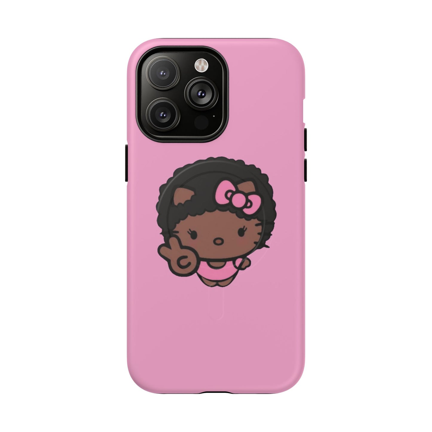 Phone Case - Cute Afro Hello Kitty