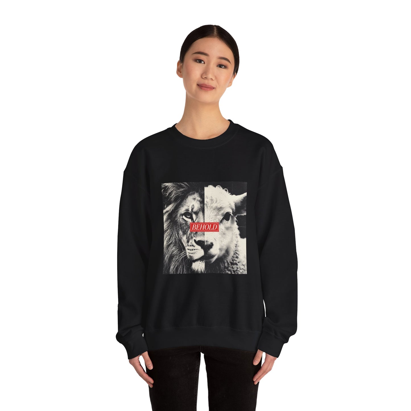 Behold Lion & Lamb Sweatshirt