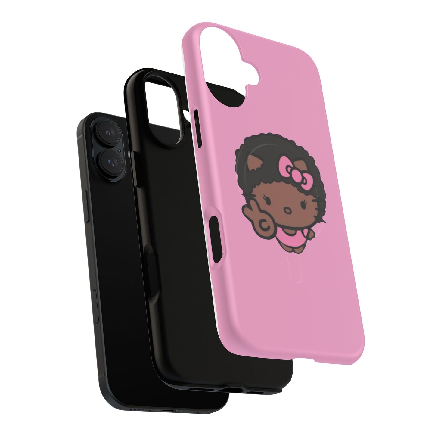 Phone Case - Cute Afro Hello Kitty