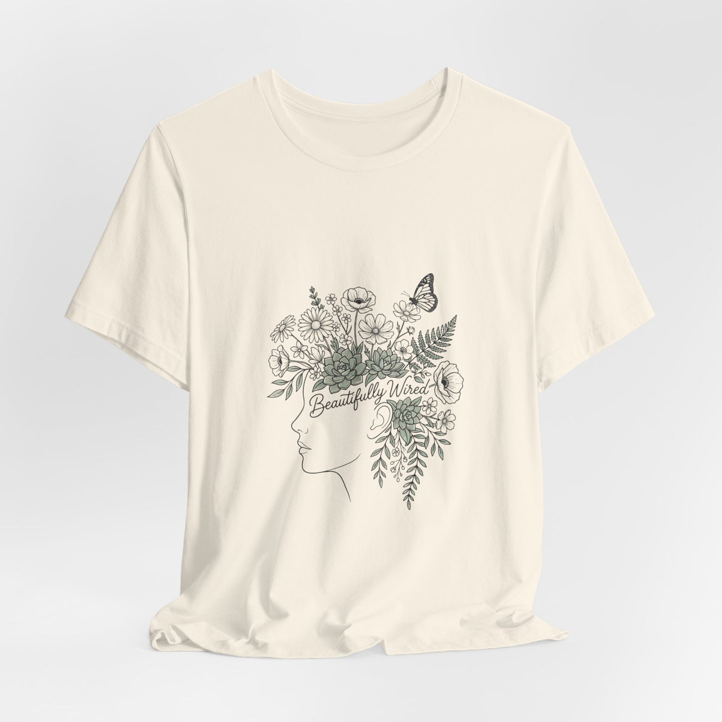 T-Shirt - Autistic Pride Floral