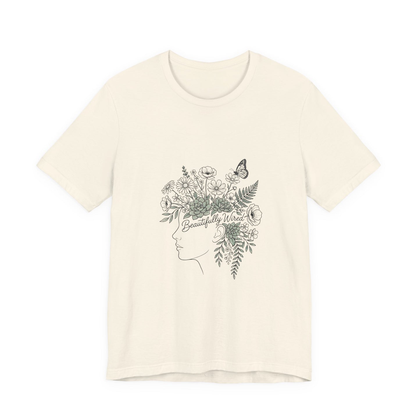 T-Shirt - Autistic Pride Floral
