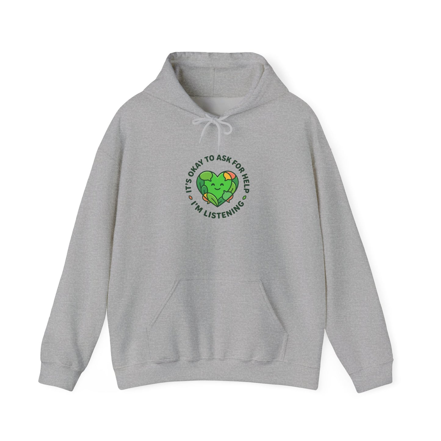 Mental Health Matters Hoodie | Wear Green awareness ribbon, be kind